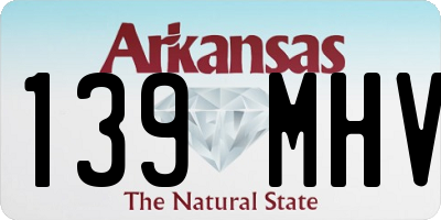 AR license plate 139MHV