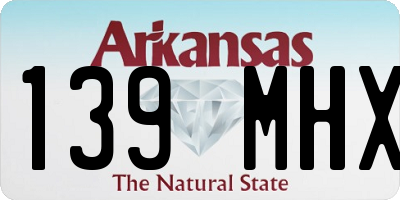 AR license plate 139MHX