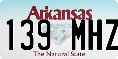 AR license plate 139MHZ