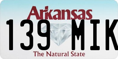 AR license plate 139MIK