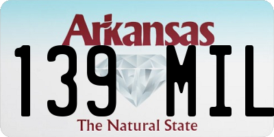 AR license plate 139MIL