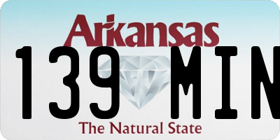 AR license plate 139MIN