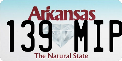 AR license plate 139MIP