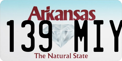 AR license plate 139MIY