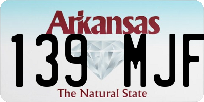 AR license plate 139MJF