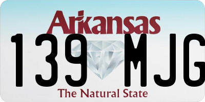 AR license plate 139MJG