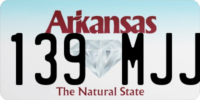 AR license plate 139MJJ