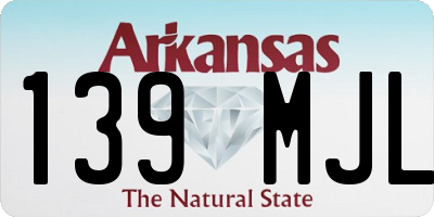 AR license plate 139MJL
