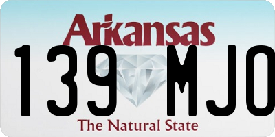 AR license plate 139MJO