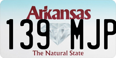AR license plate 139MJP