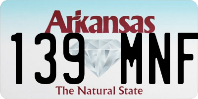 AR license plate 139MNF