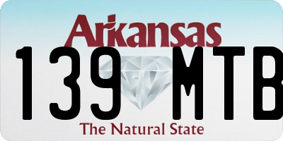 AR license plate 139MTB