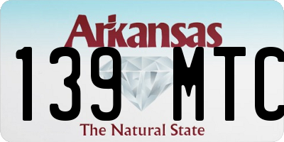 AR license plate 139MTC