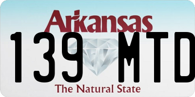 AR license plate 139MTD