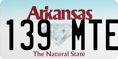 AR license plate 139MTE