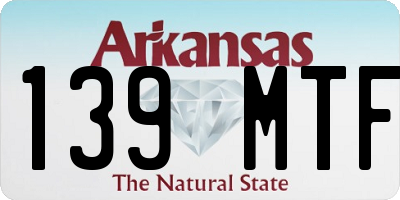 AR license plate 139MTF