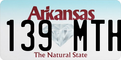 AR license plate 139MTH