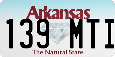AR license plate 139MTI