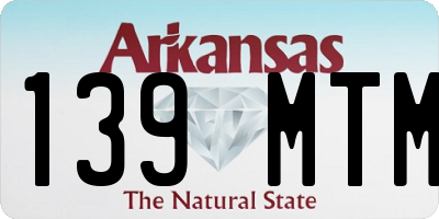 AR license plate 139MTM