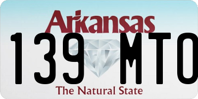 AR license plate 139MTO