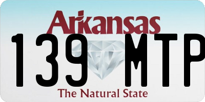 AR license plate 139MTP