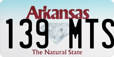 AR license plate 139MTS