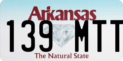 AR license plate 139MTT