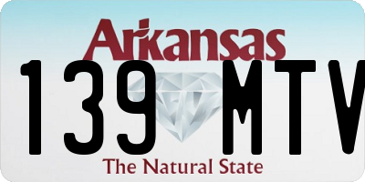AR license plate 139MTV