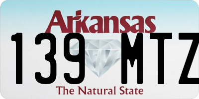 AR license plate 139MTZ