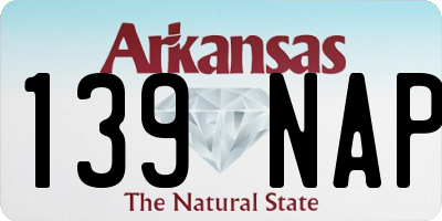 AR license plate 139NAP