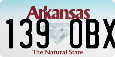 AR license plate 139OBX
