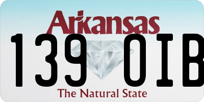 AR license plate 139OIB