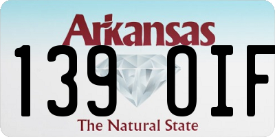 AR license plate 139OIF