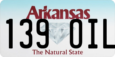 AR license plate 139OIL