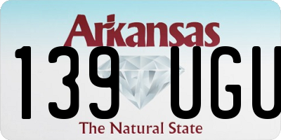 AR license plate 139UGU