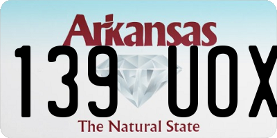 AR license plate 139UOX