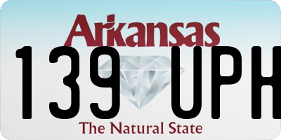 AR license plate 139UPH