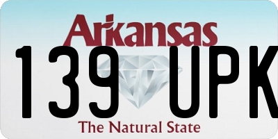 AR license plate 139UPK