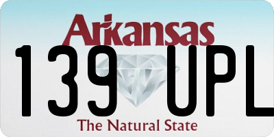 AR license plate 139UPL