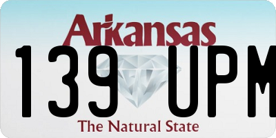 AR license plate 139UPM
