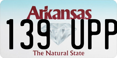 AR license plate 139UPP