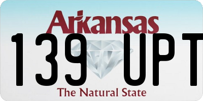 AR license plate 139UPT