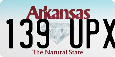 AR license plate 139UPX