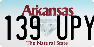 AR license plate 139UPY