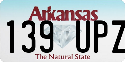 AR license plate 139UPZ