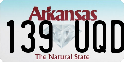 AR license plate 139UQD