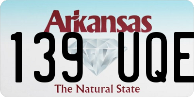 AR license plate 139UQE