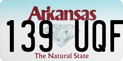 AR license plate 139UQF