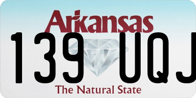 AR license plate 139UQJ