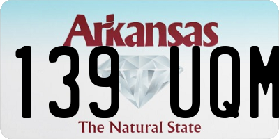 AR license plate 139UQM